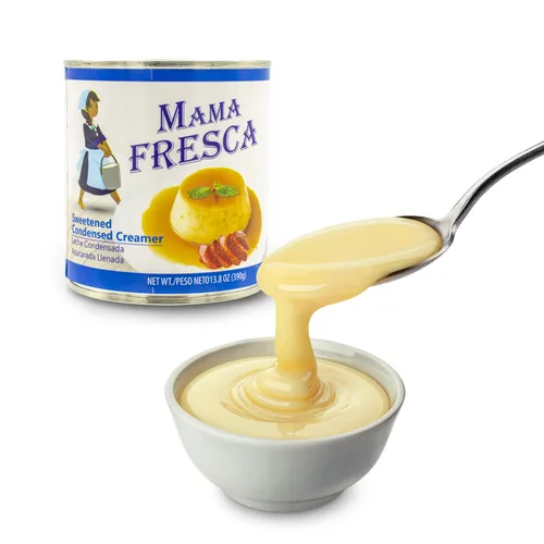 Vista 2 de Mama Fresca Crema condensada endulzada 13.8 oz (paquete de 24)