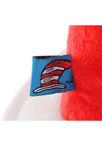 Vista 3 de Sombrero de disfraz deluxe de peluche Gato en el Sombrero de Dr. Seuss Multicolor