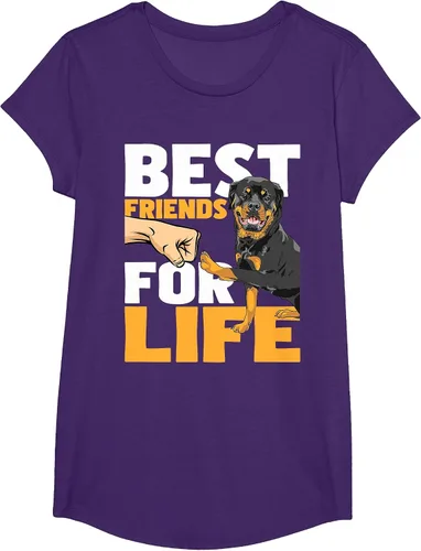 Vista 61 de Best Friends for Life - Rottweiler Animal Dog Lover Breeder T-Shirt