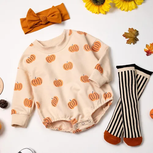 Vista 3 de Baby My First Halloween - Conjunto de ropa para niñas, conjunto de pantalones y sudadera