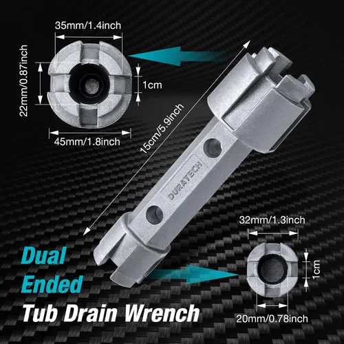 Vista 6 de DURATECH Llave telescópica para lavabo de 10 "-17