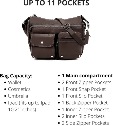Vista 4 de Scarleton Crossbody Bags for Women, Crossbody Purses for Women, Women's Crossbody Handbags with Multiple Pockets, H1800