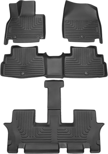 Vista 60 de Powerty Alfombrillas para Jeep Grand Cherokee L 2021-2025 (solo reposabrazos central de 6 plazas sin segunda fila), accesorios de revestimiento