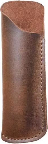 Vista 5 de Hide & Drink, Estuche de peine rústico (peine no incluido), funda protectora, funda elegante, cuidado personal, accesorios de peluquería, cuero