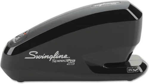 Vista 3 de Swingline Engrapadora eléctrica, paquete de valor Speed Pro 25, capacidad para 25 hojas, incluye quitagrapas y grapas premium, negro (42140)