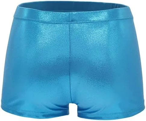 Vista 3 de Aosva 2 pantalones cortos de gimnasia para niñas de 2 a 14 años