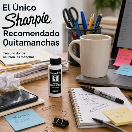 Vista 3 de Amodex - Removedor de tinta y manchas, botella de 1 oz