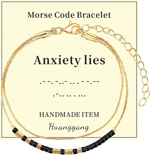 Vista 25 de Regalos inspiradores para mujeres, pulseras con código morse, mensaje secreto para hija, mamá, mejor amiga, profesora, día de la madre, día de San