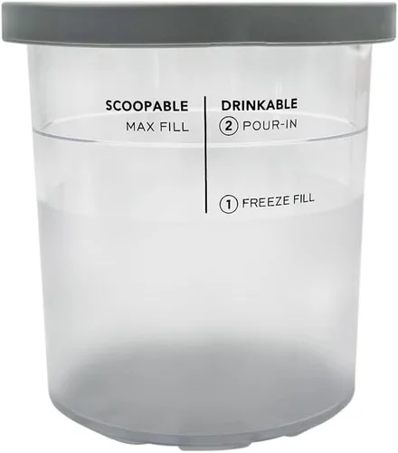 Vista 7 de Recipientes de pinta de helado de tamaño familiar XL, compatibles con Ninja NC501 CREAMi Deluxe 11 en 1 para helados y congelados y modelo: NC500