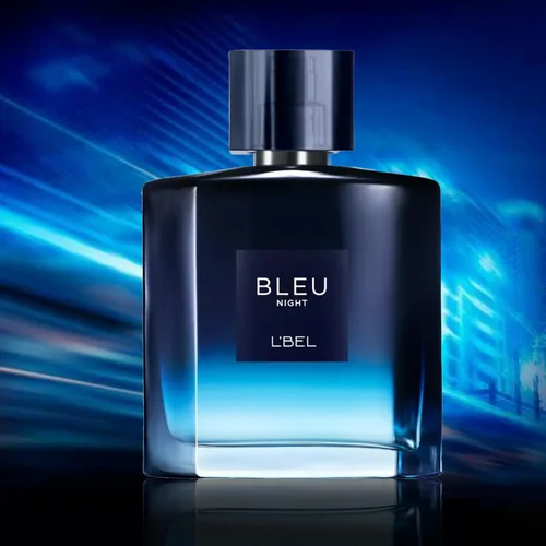 Vista 3 de L'Bel - Bleu Intense Night Perfume para Hombre Larga Duración 3.4 fl oz