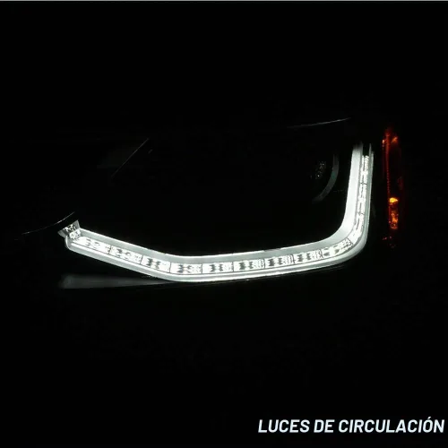 Vista 6 de AKKON - Faros delanteros para Chevy Cruze modelo 2016 2017 2018 2019 w/LED DRL halógeno proyector faros izquierdo lado del conductor