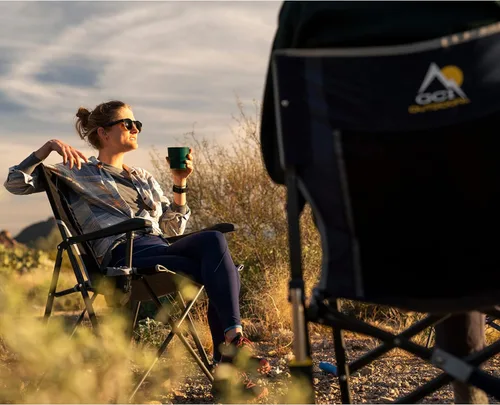 Vista 2 de GCI Outdoor Silla Eazy, silla plegable de camping para adultos