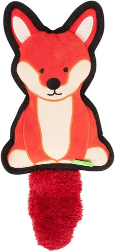 Vista 7 de Only Natural Pet Mountain Friends - Juguetes de peluche reciclados para perros, diseño duradero de doble costura con chirriante interno y orejas