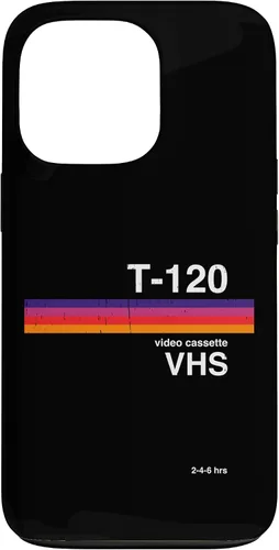 Vista 10 de Funda para disfraz de nostalgia retro para iPhone 16 con gráficos de cinta VHS de los años 80 y 90
