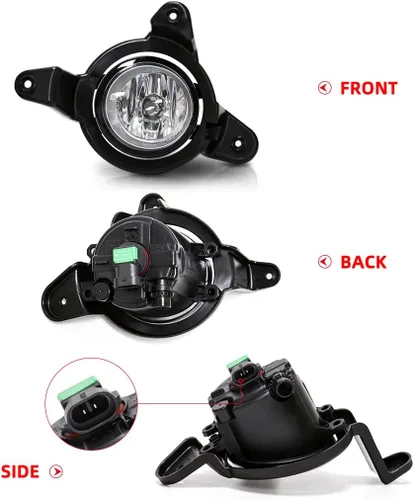 Vista 9 de Luz de niebla halógena para Toyota CHR 2017 2018 2019 conducción lámpara de niebla Front Bumper Halogen Lamp For C-HR Driving Fog Lamps Bulb + CHR
