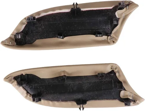 Vista 2 de LUJUNTEC Paneles de reposabrazos de puerta delantera para 2008-2012 para Honda Accord - Cubiertas de panel de puerta beige (2PCS)