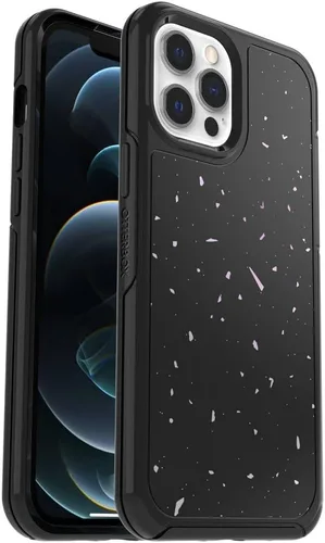 Vista 13 de OtterBox Symmetry Series - Funda para iPhone 12 y iPhone 12 PRO (solamente), embalaje no minorista, color negro