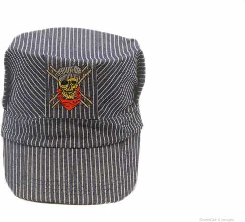 Vista 8 de American Train Engineer & Eagle Hats Negro