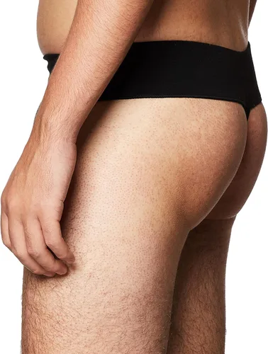 Vista 4 de Capezio Cinturón de baile reforzado con forro frontal para hombre, Negro