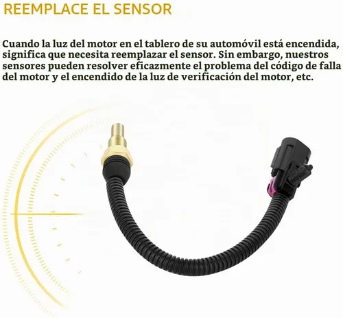 Vista 5 de OCPTY Sensor de temperatura del agua refrigerante 213-963 - Sensor de termostato para 2004-2005 para Buick Rainier, 2002-2005 para Chevy