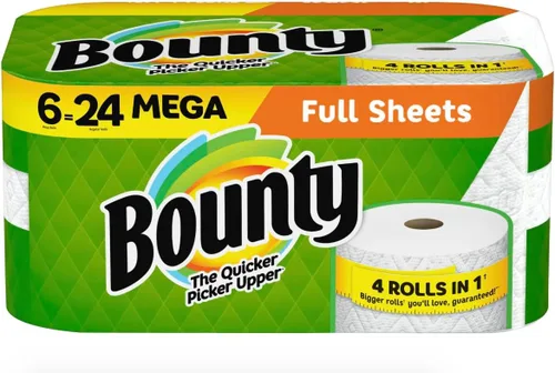 Vista 13 de Bounty Select-a-Size - Toallas de papel, color blanco, 12 rollos (paquete de 1)