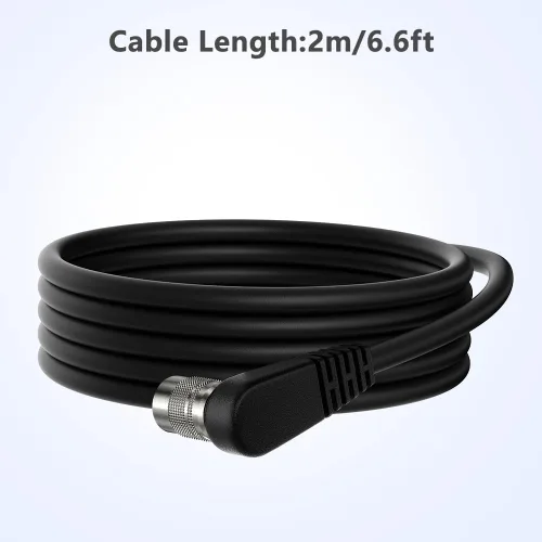 Vista 7 de Alvin's Cables HR10A-7P-6S Hirose 6 Pin hembra a extremo abierto Cable de E/S de alimentación para Sony CCD, Basler, Keyence, Cognex, Baumer