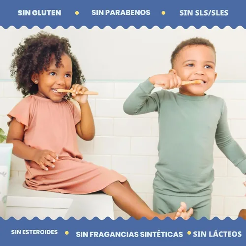 Vista 6 de TUBBY TODD Pasta de dientes sin flúor para niños, hecha con xilitol, pasta de dientes segura para bebés, niños pequeños, bebés y niños, 4 onzas