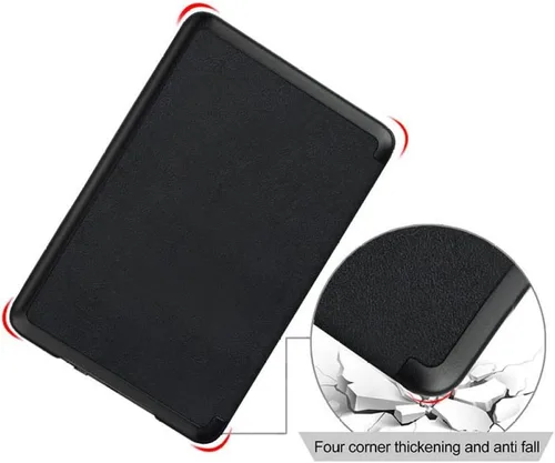 Vista 5 de Funda para Kindle Oasis de 7 pulgadas, 10ª generación, versión 2019 [modelo No: S8IN40] con correa de mano y apagado y encendido automático, fundas