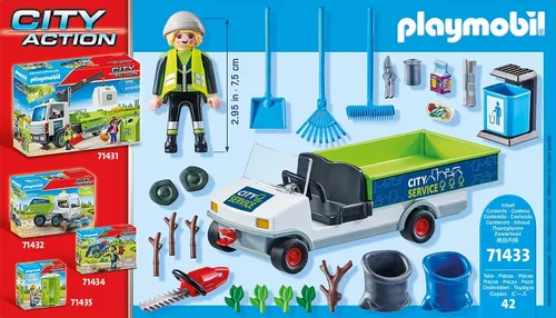 Vista 6 de PLAYMOBIL City Action 71433 - Limpieza urbana con vehículo