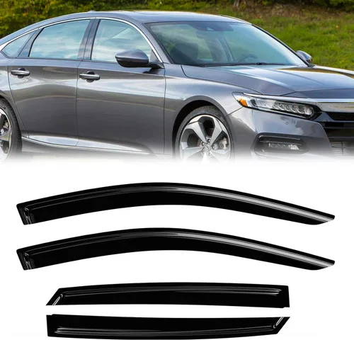 Vista 17 de Protectores de lluvia de ventana para Ford F150 SuperCab 2004-2014 2 piezas deflector de ventana para 09-14 F-150 con 2 puertas delanteras