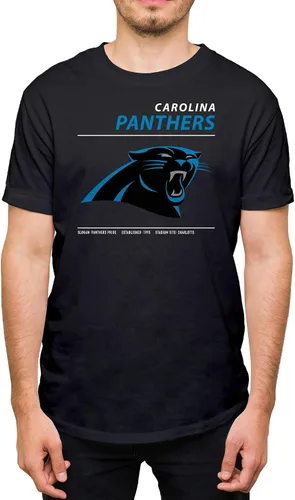 Vista 16 de Hybrid Sports NFL - Team Logo and Stats - Adult Unisex Short Sleeve Fan T-Shirt for Men and Women - Officially Licensed