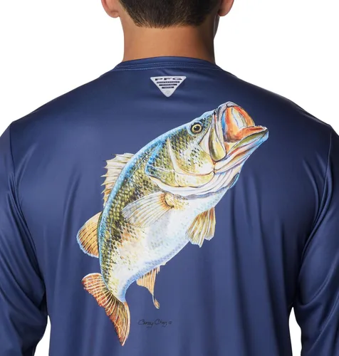 Vista 5 de Columbia Terminal Tackle PFG Carey Chen de manga larga para hombre