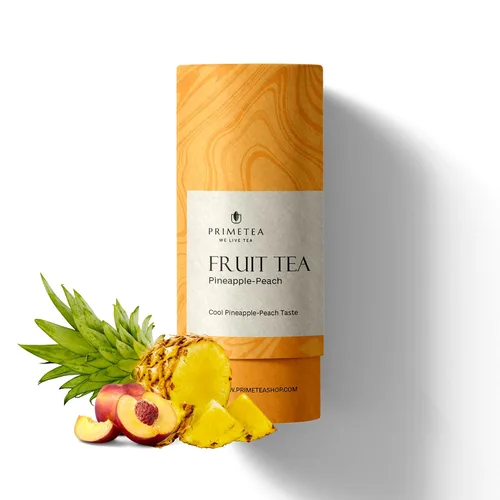 Vista 29 de Prime Tea Grandma's Fruit Basket – Exquisita fruta tisana, hojas sueltas orgánicas de primera calidad, deliciosa mezcla de té de hierbas, natural