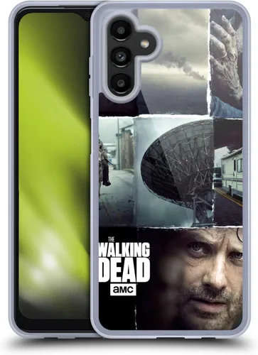 Vista 10 de Head Case Designs Carcasa de gel suave con logotipo AMC The Walking Dead Black compatible con Samsung Galaxy A13 5G (2021)