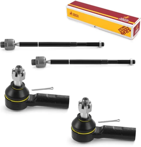 Vista 234 de Metrix Premium Chassis Parts - Kit de 4 piezas de extremos de barra de acoplamiento frontal exterior e interior compatible con Nissan Pathfinder