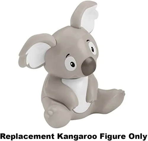 Vista 3 de Figura de oso koala gris de repuesto para Fisher-Price Little People Safari Animal Friends Playset - GFL22