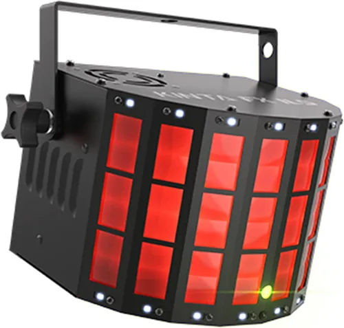 Vista 3 de Chauvet DJ Kinta FX ILS - Luz compacta multiefecto con Kinta y SMD Strobe Bundle con cable DMX y paño de pulido Austin Bazaar
