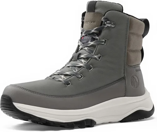 Vista 7 de Coostar Botas de nieve de invierno para hombre, con aislamiento Camello