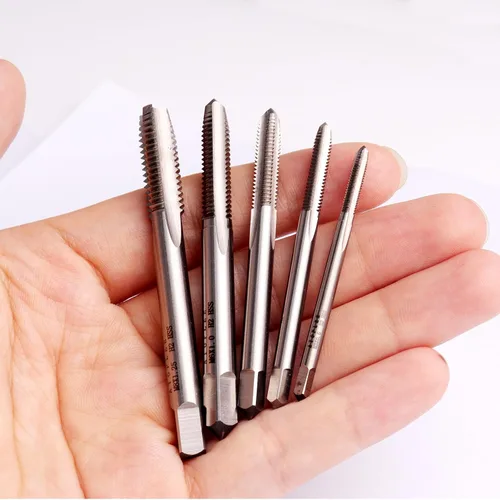 Vista 6 de ATOPLEE 5 unids HSS 6542 Tornillo de la máquina Métrico Rosca Taps Set M3 M4 M5 M6 M8