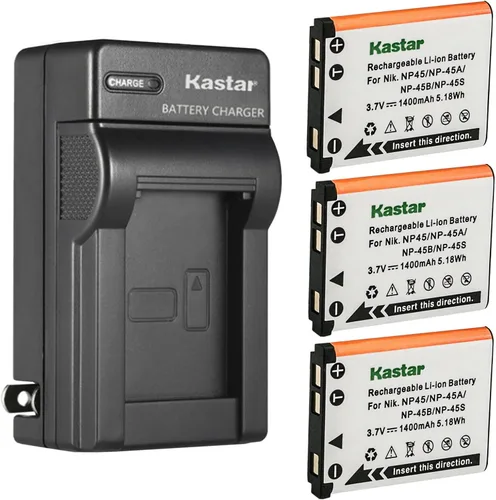 Vista 6 de Kastar Reemplazo del cargador de batería de pared de CA para Fujifilm FinePix JV100 FinePix JV105 FinePix JV150 FinePix JV155 FinePix JV160 FinePix
