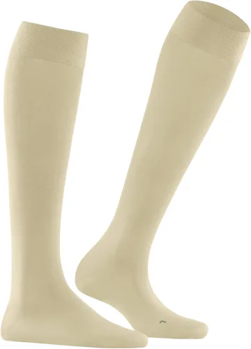 Vista 5 de FALKE Calcetines hasta la rodilla para mujer, transpirables, ecológicos, 1 par Beige (Crema 4011)