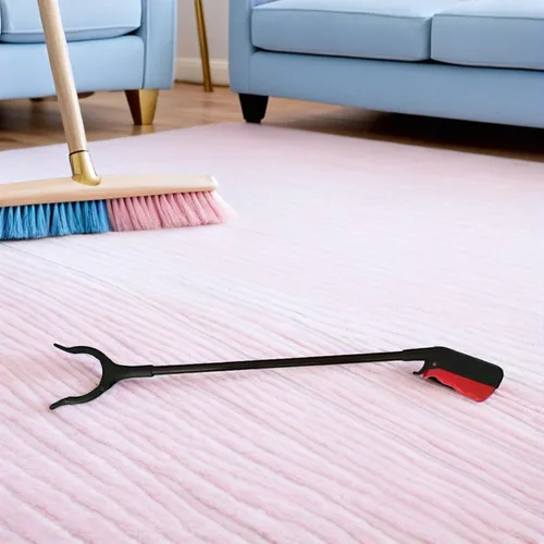 Vista 7 de Angoily Recogedor de basura de 23.62 pulgadas, herramienta de agarre de basura resistente con mango ergonómico para recolección de basura