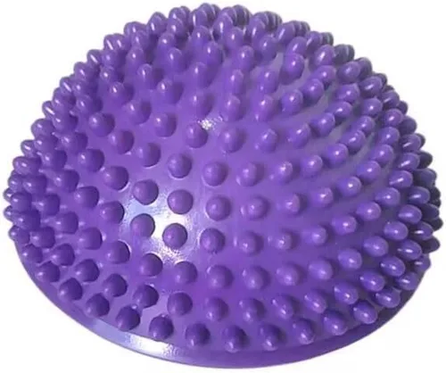 Vista 6 de Half Balance Training Ball - Small PVC Semi-Round Stability Trainer with Textured Non-Slip Surface - Balance Board for Core Workouts