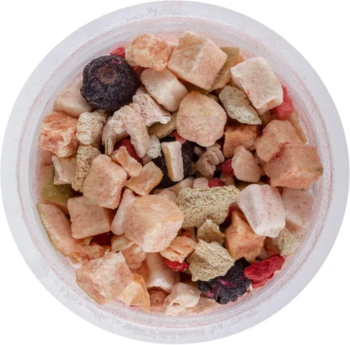 Vista 6 de Healthy Herp Fruit Mix - Comida instantánea para reptiles, accesorios de dragón barbudo y comida de dragón barbudo, mezcla nutritiva para dragones