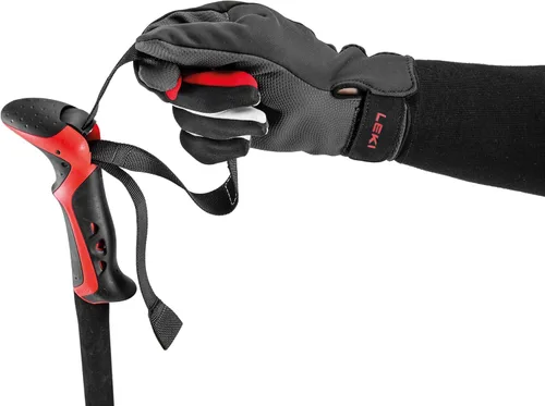 Vista 6 de LEKI Haute Route 2 - Bastones de esquí ligeros ajustables de aluminio para esquí de campo y snowboard Aluminum, Adjustable, Lightweight, For