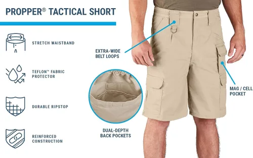 Vista 4 de Propper Pantalones cortos tácticos para hombre