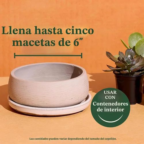 Vista 5 de Miracle-Gro Mezcla para macetas de interior para cactus y suculentas, 8 cuartos de galón (paquete de 2) Mezcla para macetas de cactus y suculentas