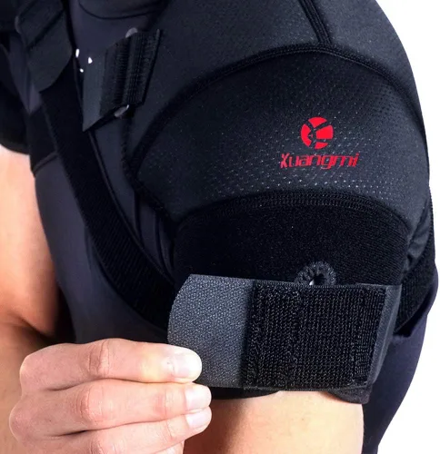 Vista 3 de Kuangmi Correa de soporte de hombro doble, protector de neopreno, S