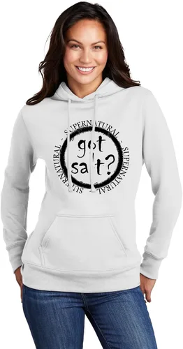 Vista 25 de Go All Out Got Salt? Supernatural - Sudadera con capucha para hombre y mujer Negro
