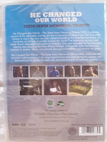 Vista 2 de He Changed Our World - Steve Irwin Memorial Tribute DVD